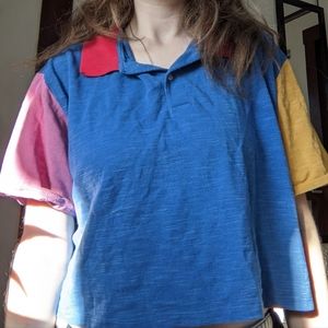 Wild fable block color polo shirt